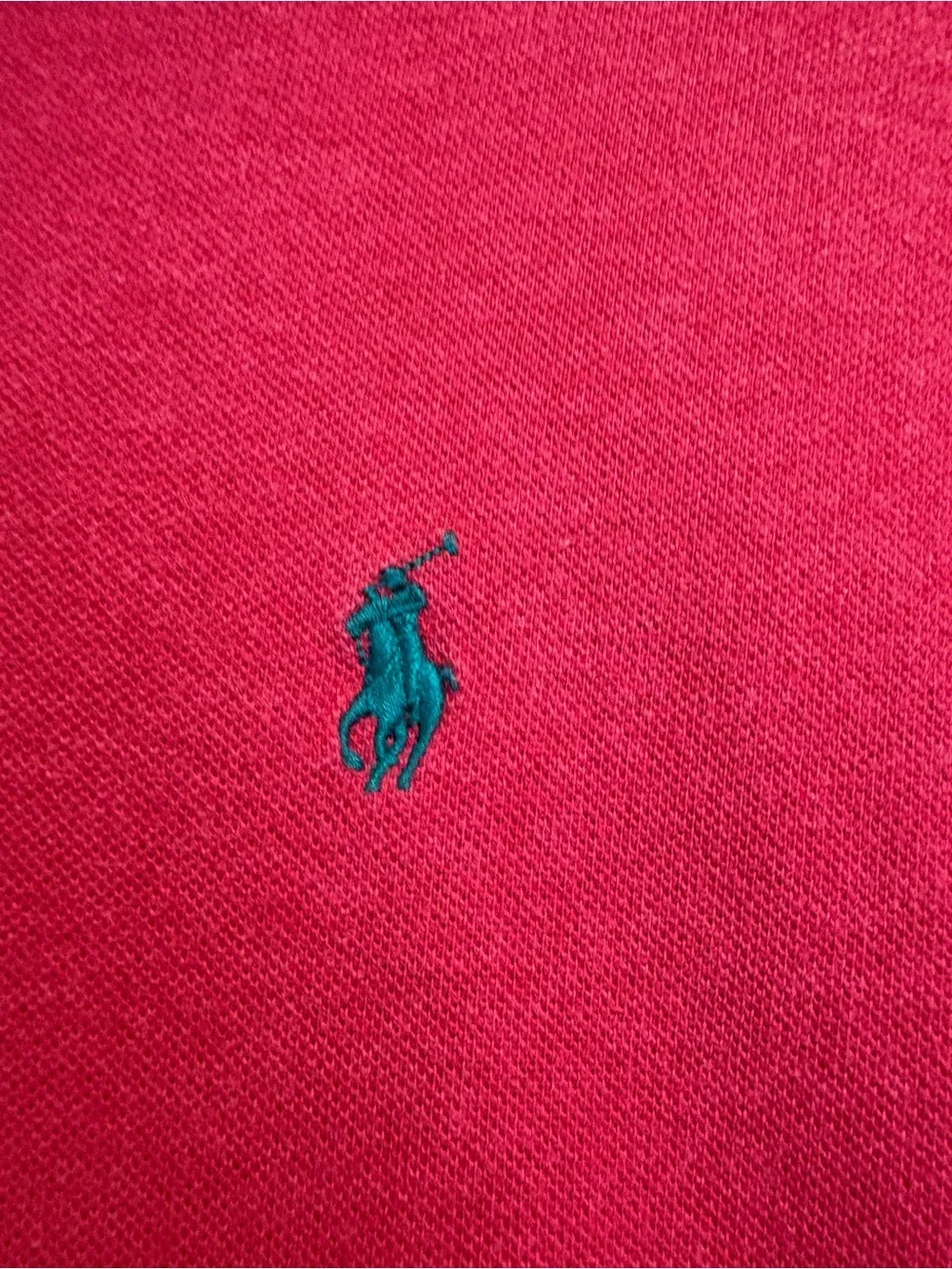 Polo Ralph Lauren Men's Red Short-Sleeve Polo Shirt Medium Preppy Country Club